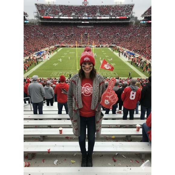 Ameri An Eagle Outfitters Sweater Size L 26" PTP. Lagonlook, Collegiate, Y2K, - Picture 2 of 5